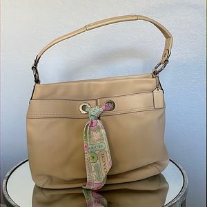 Coach leather shoulder bag